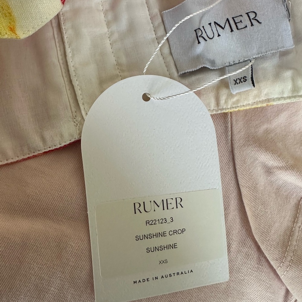 NWT Rumer Sunshine Crop Top - Picture 5 of 9
